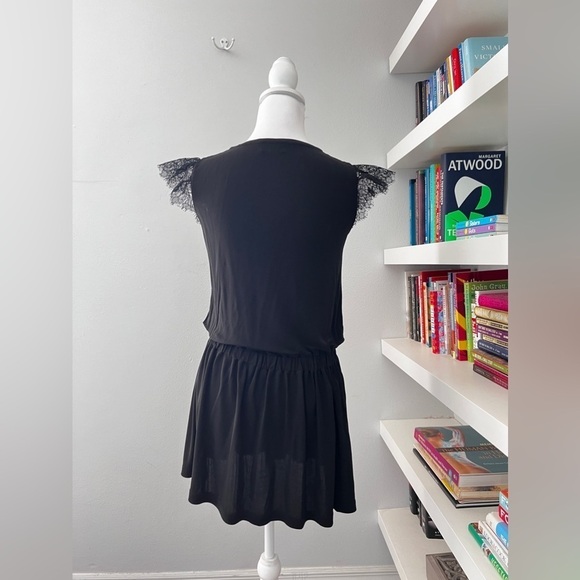 Red Valentino Back mini dress with lace size small - Picture 5 of 11